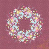 Floral decor N244