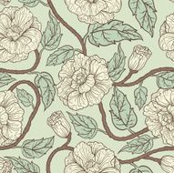 Seamless Floral Pattern N1538