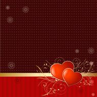 Retro wallpaper with valentine N4