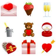 Romantic Icon Set N3