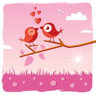 Love bird - Valentine&#039;s day