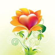 Flower Heart N25