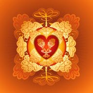 Red Heart Vector N9