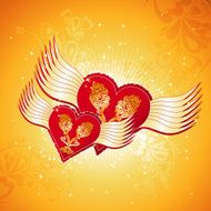 Two red heart N2