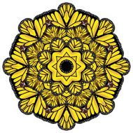 beautiful vector circular background N46