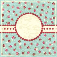 Vintage grunge floral background