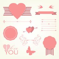 Valentine&#039;s Day Elements N9