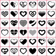 Heart Icons Set N10