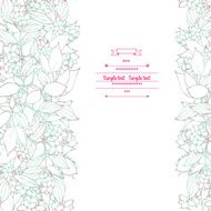 Floral decor N258