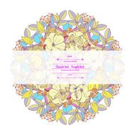 Floral card N91