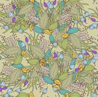 floral seamless pattern N747