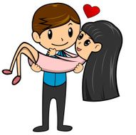 à¸ºBoyfriend carry GirlFriend