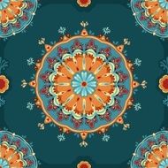 seamless pattern Abstract patterns lacy round N3