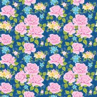 Seamless wallpaper pattern with roses N19