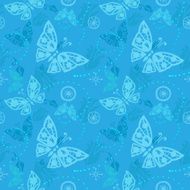 Seamless butterfly pattern N11