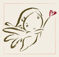 Brushstroke Style Cupid