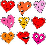 Emotional hearts