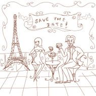 Paris Date Card N2