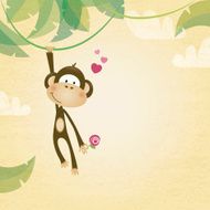 Monkey valentine