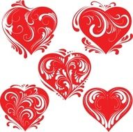Valentine Hearts N36