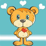 teddy bear in love N2
