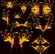 fancy painterly decorations