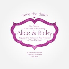 Wedding invitation design N5