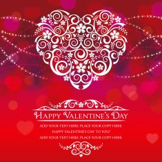 Valentine's day card N443