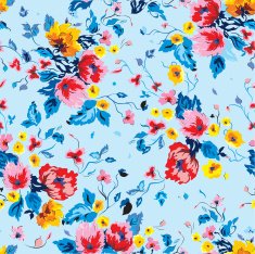 Stylish beautiful bright floral pattern N2