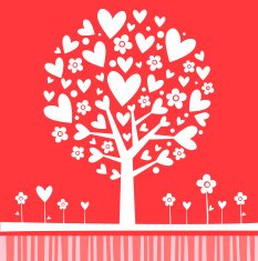 Valentine Tree Pink