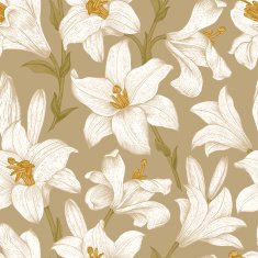 Seamless vector floral pattern N43