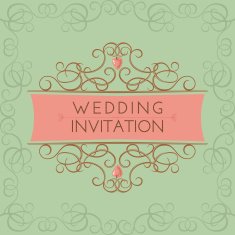 Elegant Wedding Invitation N3