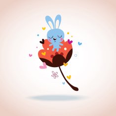 bunny character in love N2