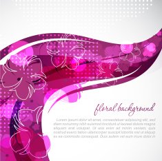 Floral background N1036