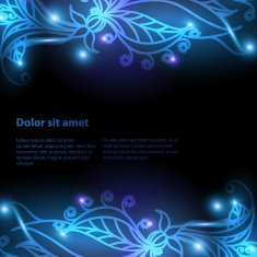 Shiny floral background for your design N8