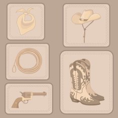 set of cowboy items N2