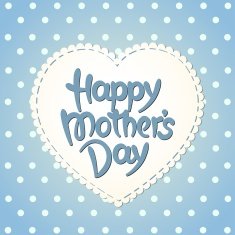 "Happy mother's day" hand-drawn lettering N17