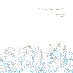 Floral decor N173