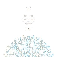 Floral decor N174