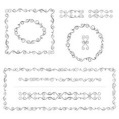 Vector Decorative Frame for Text N2