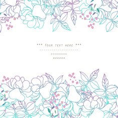 Floral decor N176