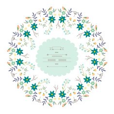 Gentle decor with flowers N23