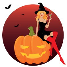 Sexy Halloween witch N4