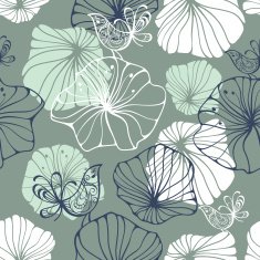 Seamless floral background N330