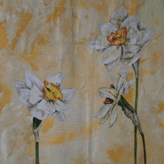 painting floral card N10