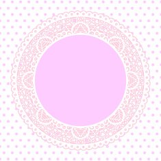 Pink Lace doily background N2