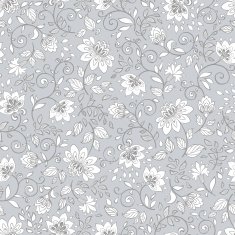 Seamless pattern with decorative flowers N20