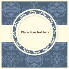 Vector ornate frame N2
