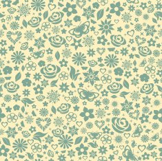 Seamless pattern of flowers N67