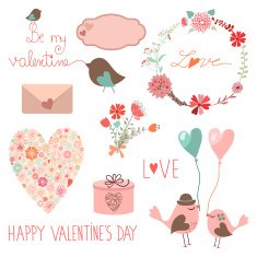 Valentine's Day Elements N8